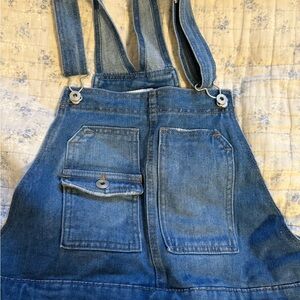 Celebrity Pink Light Blue Denim Overalls